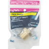 SharkBite 1-2 In. x 3-4 In. MNPT PEX Press Brass Adapter UCP116Z 449567