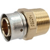 SharkBite 1-2 In. x 1-2 In. FNPT PEX Press Brass Adapter (5-Pack) UCP072Z5 433372