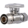SharkBite 1/2 In. PEX Press x 3/8 In. OD Brass Straight Stop UCP23057Z