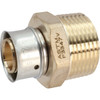 SharkBite 3-4 In. x 1 In. MNPT PEX Press Brass Adapter UCP139Z 472835