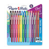 Paper Mate Pen Set,Assorted,Felt-Tip,24/Pack 1978998 Pack of 4