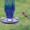 Perky-Pet 24 Oz. Blue Antique Bottle Hummingbird Feeder 8129-2 825195