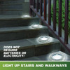 Bell+Howell Outdoor Solar LED Disk Lights (4-Pack) 1998 600870