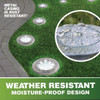 Bell+Howell Outdoor Solar LED Disk Lights (4-Pack) 1998 600870