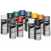 General Purpose Enamel Spray Paint, Black, Flat, Solvent, 10 oz  387389