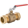 ProLine 1 In. COMP x 1 In. COMP Brass Ball Valve 107-025NL
