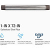 Southland 1 In. x 72 In. Carbon Steel Threaded Galvanized Pipe 565-720FG 441911
