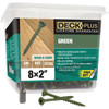 Hillman Deck Plus #8 x 2 In. Green Deck Screw (625-Count) 48400