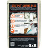 Trimaco Stay Put Canvas Plus 6 Ft. x 8 Ft. Dropcloth 04329