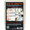 Trimaco Stay Put Canvas Plus 4 In. x 12 Ft. Dropcloth 04328