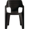 Adams Bilbao Graphite Stack Chair 273483