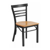 Hercules Restaurant Chair, 17 in W 19-1/2" L 31-3/4" H