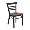 Hercules Restaurant Chair, 17 in W 19-1/2" L 31-3/4" H