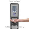 Purell Hand Sanitizer Disp,GY,1200mL,16 5-8 inD 7518-DS-SLV