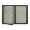Quartet Enclosed Fabric Bulletin Board 48" x 72" 2367L