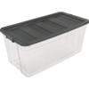 Sterilite 200 Qt./189L Flat Gray Stacker Storage Tote 14793V03