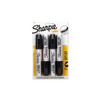King Size Permanent Marker, Broad Chisel Tip, Black, 4/Pack 15661PP