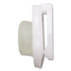 Advantus StikkiCLIPS, Adhesive Back, 40 Sheet Capacity, White, 20-Pack 01220 USS-AVT01220