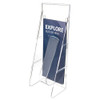 Deflecto Leaflet Holder,1 Compartment,Clear 55601GR