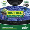 Dig-Free 1.5x50 Blk Lndscp Edging 41250 707356