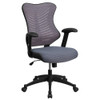 Flash Furniture Executive Chair,Gray  Seat,Mesh Back BL-ZP-806-GY-GG