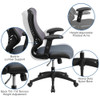 Flash Furniture Executive Chair,Gray  Seat,Mesh Back BL-ZP-806-GY-GG