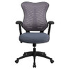 Flash Furniture Executive Chair,Gray  Seat,Mesh Back BL-ZP-806-GY-GG