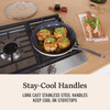 Calphalon 12 In. Ceramic Nonstick Fry Pan with Lid, Flour 2232469 626606