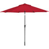 Cabana Beach 9 Ft. Aluminum Pole Red Formosol Market Umbrella MAL9C-8-RED