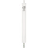 Wright Standard Duty White Pneumatic Storm Door Closer with Thumbscrew V1022WH