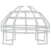 Wire Cage, Steel, Surface Mount, 8 1-2 in W x 8 1-2 in H x 6 1-4 in D, White  STI-9714