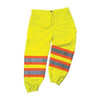 Ergodyne 2XL/3XL Class E Two-Tone Pants, Lime 8911