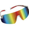 3M Mirrored Frame Safety Glasses with Multi-Color Lenses 47317 361601