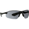 3M Black-Red Frame Flat Temple Safety Glasses with Anti-Scratch Gray Lenses 47011H1-DC 378523