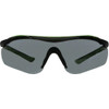 3M Black-Green Frame Brow Guard Safety Glasses with Gray Lenses 47101H1-VDC 313909