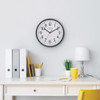 La Crosse Technology Equity Black Quartz Wall Clock 404-3025B 668710