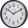 La Crosse Technology Equity Black Quartz Wall Clock 404-3025B 668710