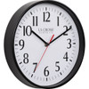 La Crosse Technology Equity Black Quartz Wall Clock 404-3025B 668710