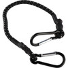 Erickson 1 In. x 24 In. Industrial Bungee Cord with Carabiner Hooks, Black 07038 581864