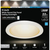 Feit Electric Edge-Lit 11 In. White Round 6-Way LED Disc Flush Mount Light 74210/6WY 532167