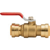 QuickFitting 3-4 In. Push-to-Connect Brass Full Port Ball Valve LF922R 498561