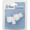 Home Impressions White Plastic Shower Bracket 480347 480347