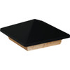 Deckorators 6 In. x 6 In. Plastic Top, Cedar Base Press-On Post Cap 72397 166677