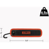 Railer 7.5 In. x 2 In. MagMat Strap Premium Magnetic Tool Strap with Carabiner RMTP07502 393654