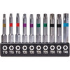 Big Timber 10-Piece 2 In. Star Drive Impact Screwdriver Bit Set, Bulk Pack of 20