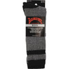 Railroad Sock Men's Black Stripe Wool Sock 2962 BK 710250