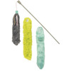 SmartyKat Crazy Catch 3-Part Breakaway Plush Catnip Wand Cat Toy 38014-99997-024 761538