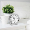 Westclox Baby Ben Silver Classic Style Battery Operated Alarm Clock 11611QA 650239