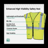 Safety Works 1sze Solid Class2 Vest SW46204-O 701982