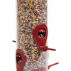 Perky-Pet Red 2-In-1 Tube Bird Feeder 3268 743990